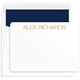 Modern Large Name Flat Note Cards Image 2 of 4